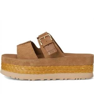 NEW UGG women's aubrey slide sandal in chestnut